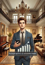 Reaching The Age Of Thirty, My Income Randomly Doubled - Official Chinese Webnovel Cover By Author 'Desolate Toad'