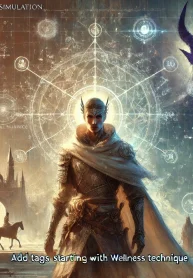Life Simulation: Add Tags Starting With Wellness Technique - Official Chinese Webnovel Cover By Author 'Midnight Beast'
