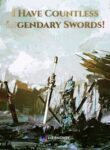 I Have Countless Legendary Swords! - Official Chinese Web Novel Cover By Author 'Ren Wo Xiao'